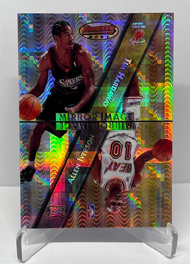 1997-98 Bowman's Best Mirror Image Atomic Refractor Allen Iverson Jason Kidd M13