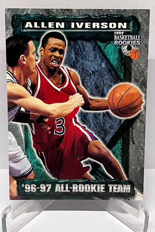 1996-97 The Score Board All-Rookie Team Allen Iverson #73