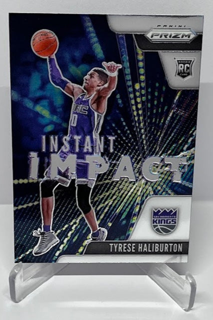 2020-21 Panini Prizm Instant Impact RC Tyrese Haliburton Kings #9