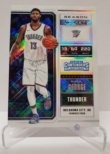 2018 Panini Contenders Paul George Thunder 08/15 #46