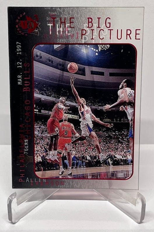 1997 Upper Deck 3 The Big Picture Allen Iverson Philadelphia 76ers #41