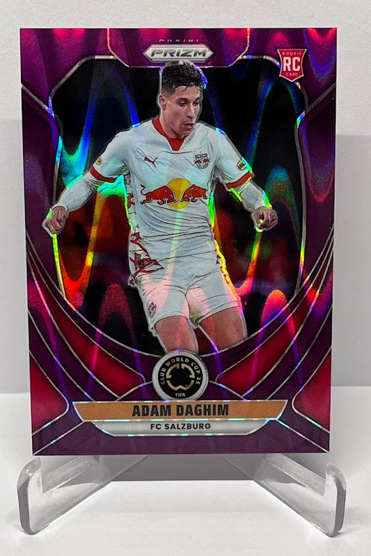2025 Panini Prizm FIFA Club World Cup Purple Seismic Adam Daghim 84/99 #173