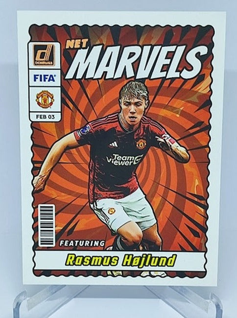 2023-24 Panini Donruss FIFA Marvels Rasmus Hojlund Manchester #16