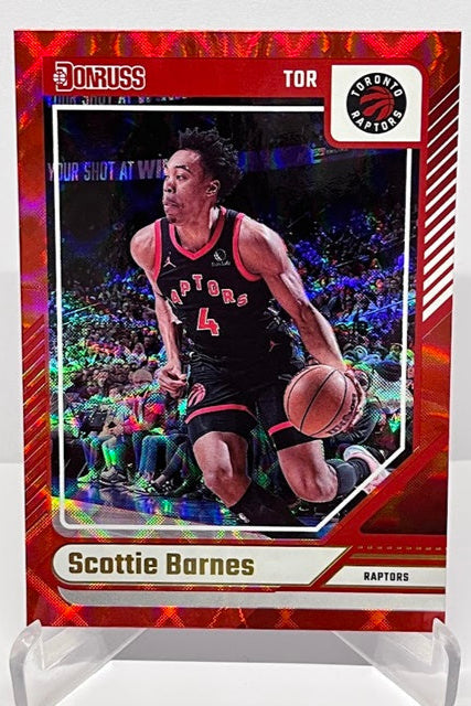 2024-25 Panini Donruss Red Scottie Barnes Toronto Raptors #153 *6