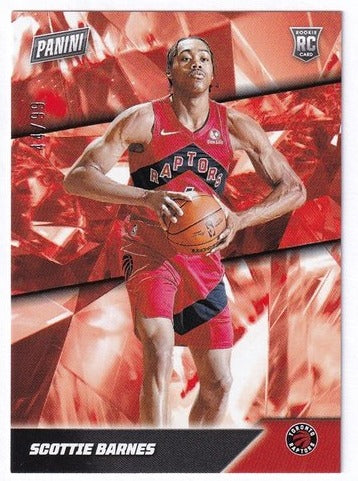 2021-22 Panini Player of the Day RC Scottie Barnes Raptors 44/99