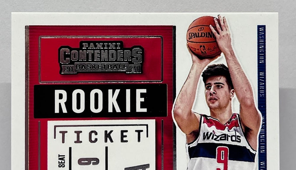 2020-21 Panini Contenders AU on Card RC Deni Avdija Washington #137