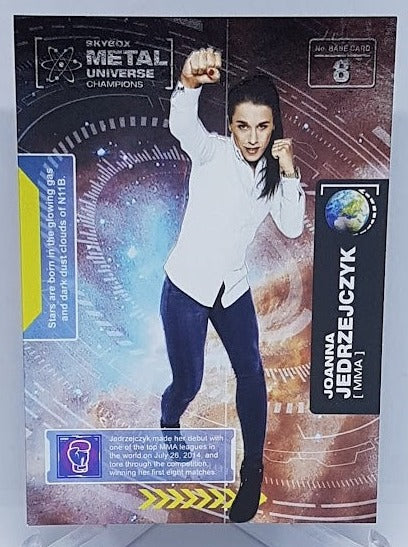 2021 Skybox Metal Universe Joanna Jedrzejczyk MMA #8