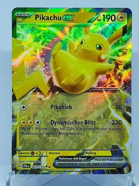 Pokemon Entwicklungen in Paldea Pikachu ex 063/193