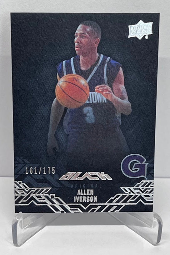 2013 Upper Deck Black Allen Iverson Georgetown Hoyas 161/175 #30