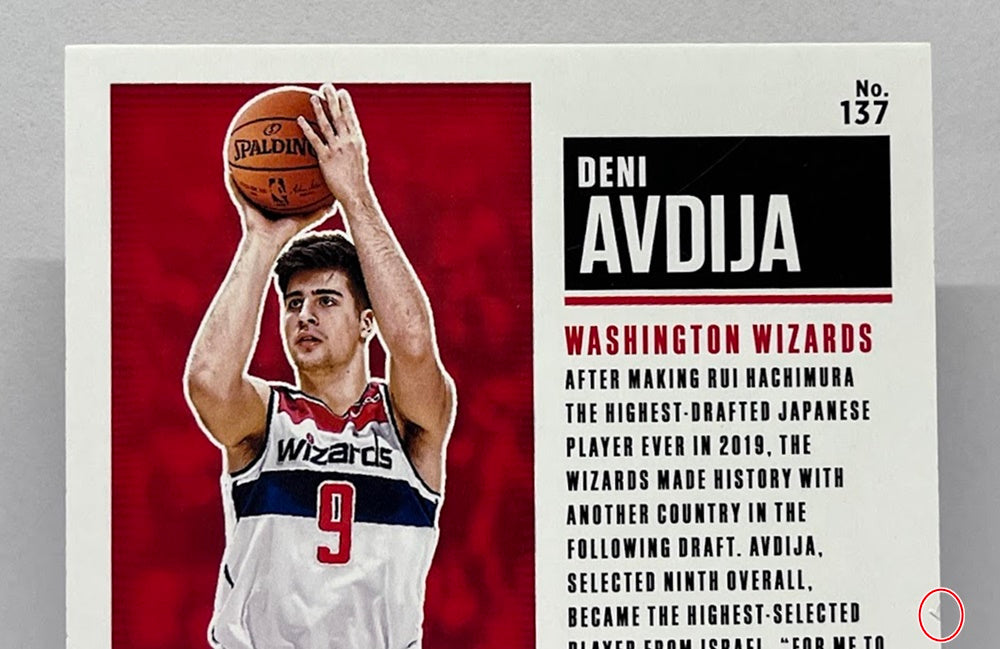 2020-21 Panini Contenders AU on Card RC Deni Avdija Washington #137
