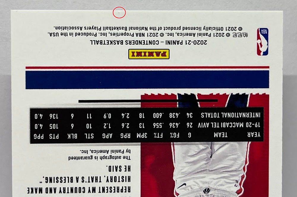 2020-21 Panini Contenders AU on Card RC Deni Avdija Washington #137