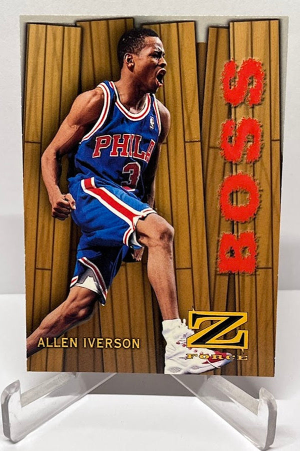 1997-98 Skybox Z Force Boss Allen Iverson Philadelphia 76ers #8