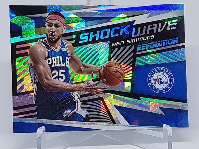 2019-20 Panini Revolution Shock Wave Cubic Ben Simmons 76ers 14/50 #16