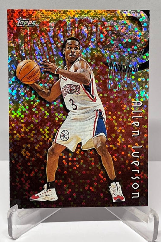 1997 Topps Hot Shots Allen Iverson Philadelphia 76ers