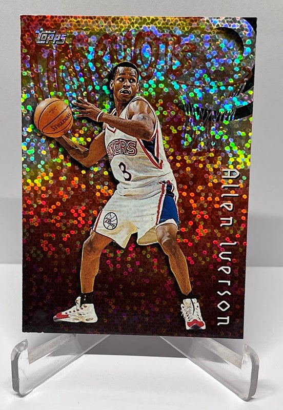 1997 Topps Hot Shots Allen Iverson Philadelphia 76ers