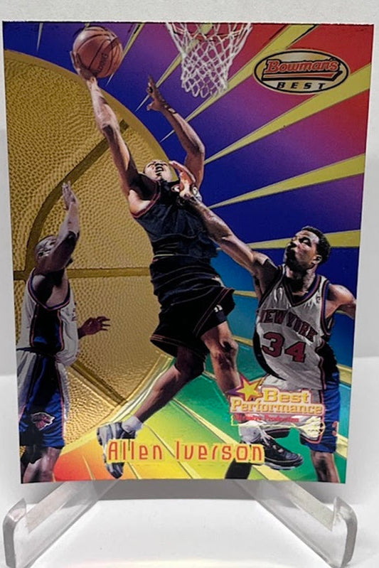 1998 Topps Bowmans Best Performance Allen Iverson 76ers #98