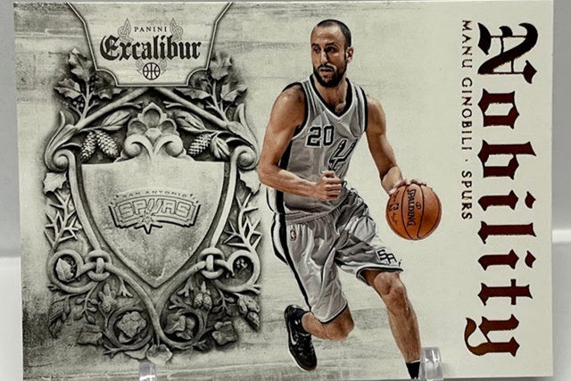 2014-15 Panini Excalibur Nobility Manu Ginobili Spurs #5