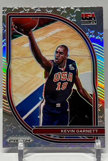 2020-21 Panini Prizm Silver Kevin Garnett Team USA #4