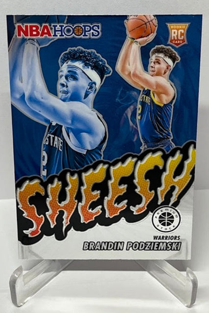 2023-24 Panini Hoops Premium SHEESH RC Brandin Podziemski #21
