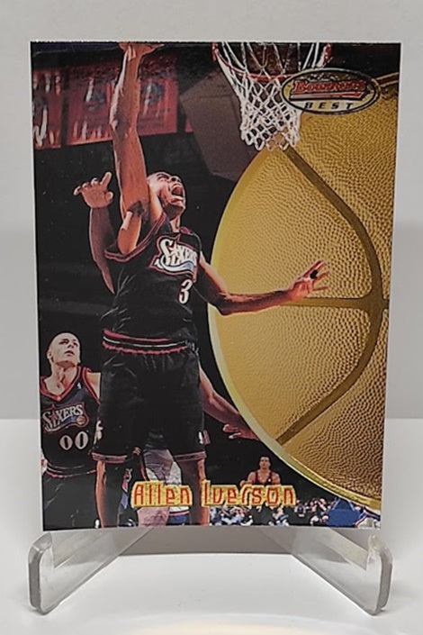 1998 Topps Bowmans Best Allen Iverson Philadelphia 76ers #38