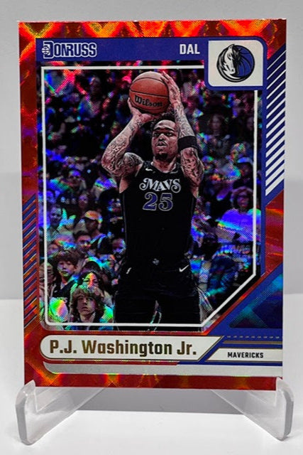 2024-25 Panini Donruss Red PJ Washington Dallas Mavericks #195 *6