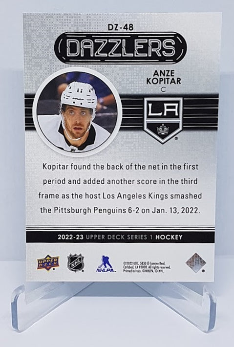 2022-23 Upper Deck Dazzlers Blue Anze Kopitar Kings