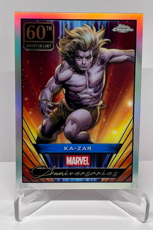 2025 Topps Chrome Marvel 60th Anniversary Ka-Zar #4 *7