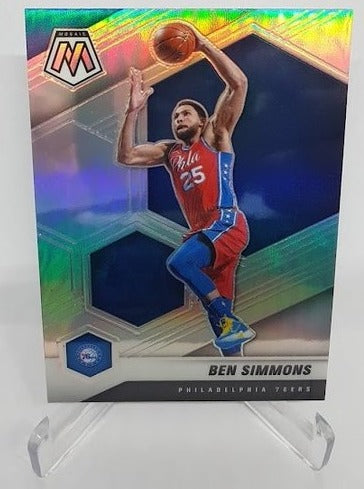 2020-21 Panini Mosaic Silver Prizm Ben Simmons 76ers #104